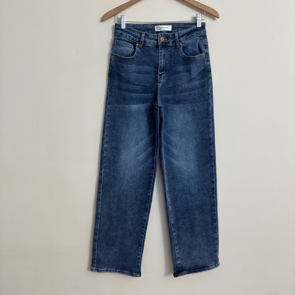 Bamboo Woman’s straight stretch loose jeans